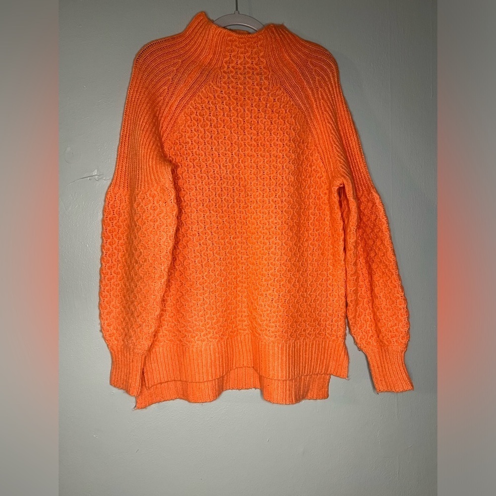 Anthropologie Bia‎ Oversized Mock Neck Knit Sweater acrylic/alpaca - Picture 2 of 7